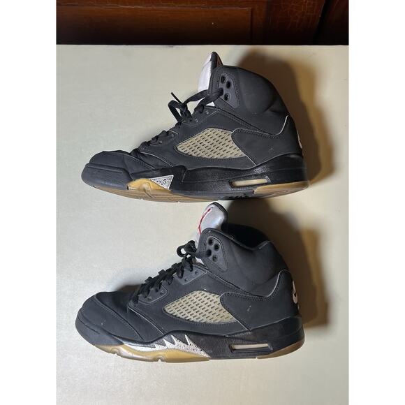 Jordan 5 Retro Black Metallic Men’s 8.5 - Picture 2 of 11